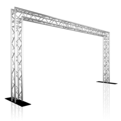 Goal Post Truss για Εκδηλώσεις Κατασκευή goal post από τράσα αλουμινίου για ανάρτηση φωτισμού σε εκδηλώσεις