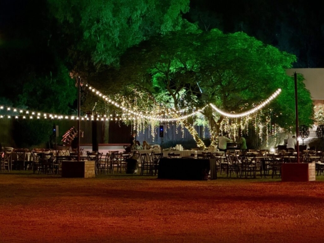 String Lights For A Luxury Wedding At Anassa City Events