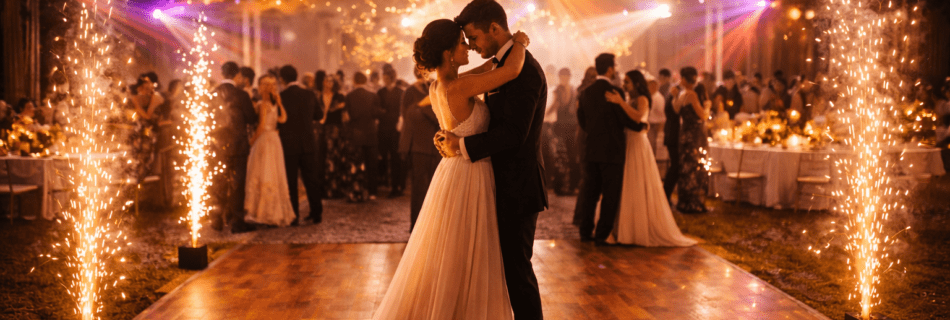 trends γάμου 2026 με φωτισμό dj και εμπειρία dancefloor