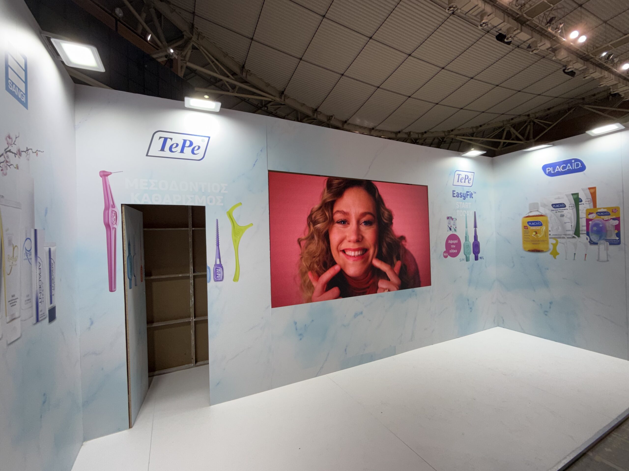 dermacircle stand at megaro mousikis exhibition