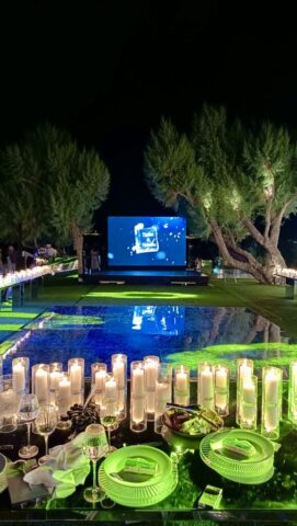 LED Wall για Γάμο στην Αθηναϊκή Ριβιέρα LED wall υψηλής ανάλυσης σε γαμήλια δεξίωση στην Αθηναϊκή Ριβιέρα