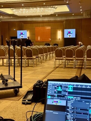 Επαγγελματικό video wall υψηλής ανάλυσης σε συνέδριο στο InterContinental Athens