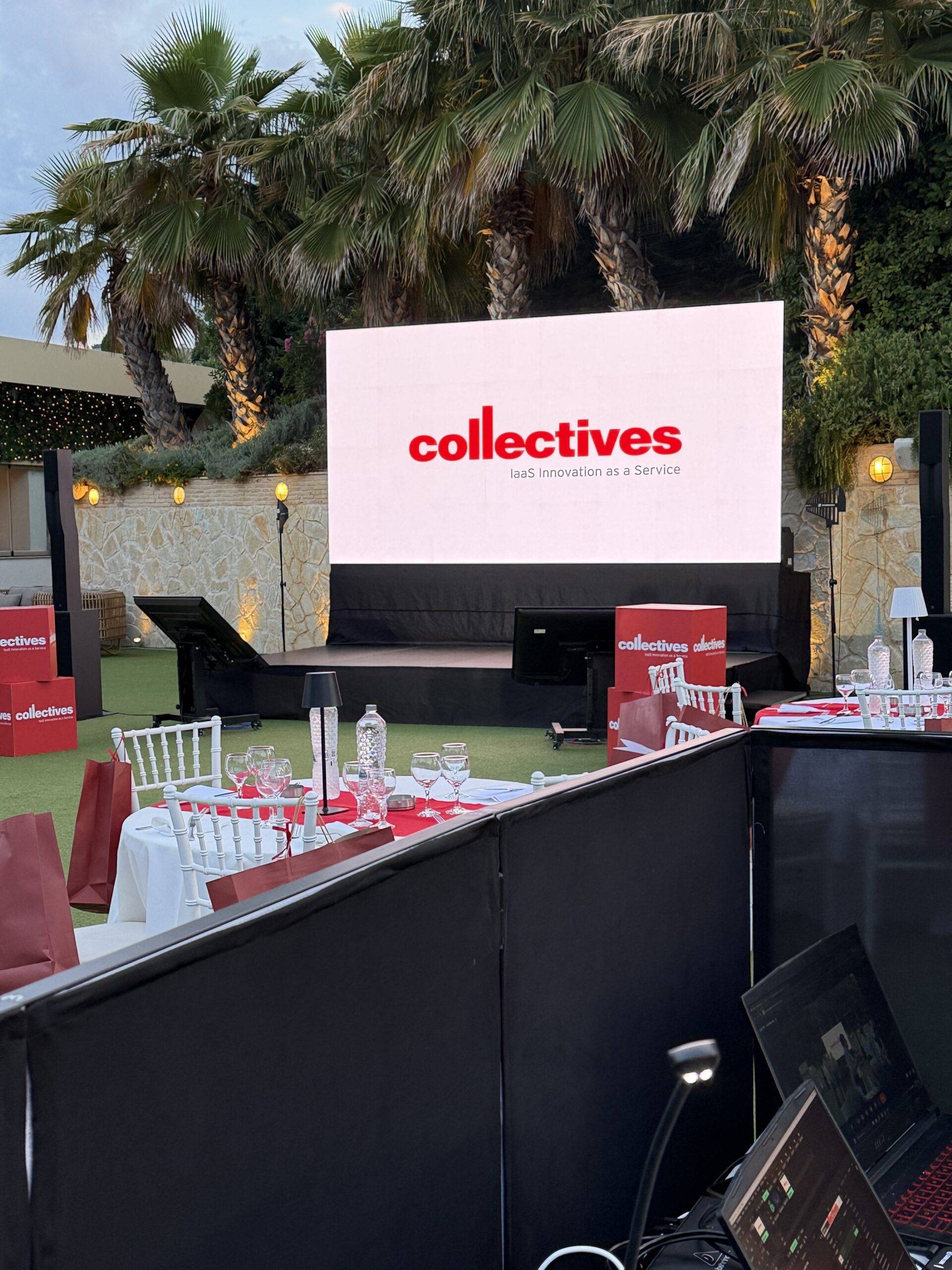 Γιγαντοοθόνη LED στο Collectives Summer Event